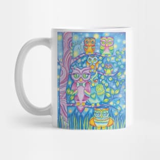 Ornamental owls Mug